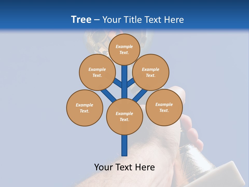 Job Prize Blue PowerPoint Template