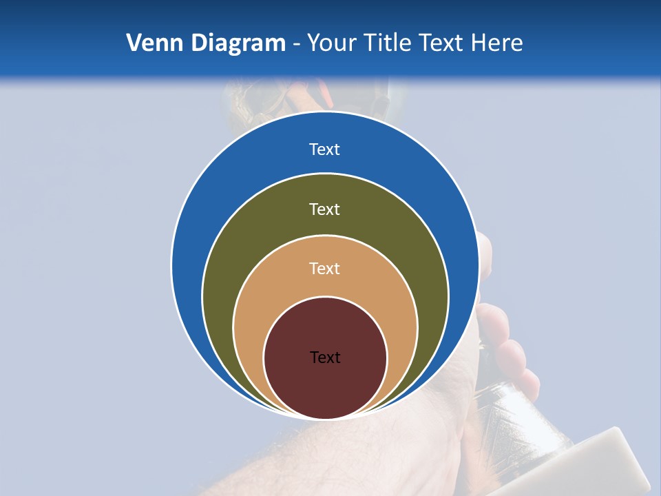 Job Prize Blue PowerPoint Template