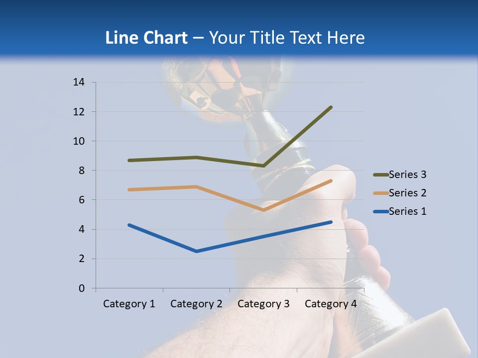 Job Prize Blue PowerPoint Template