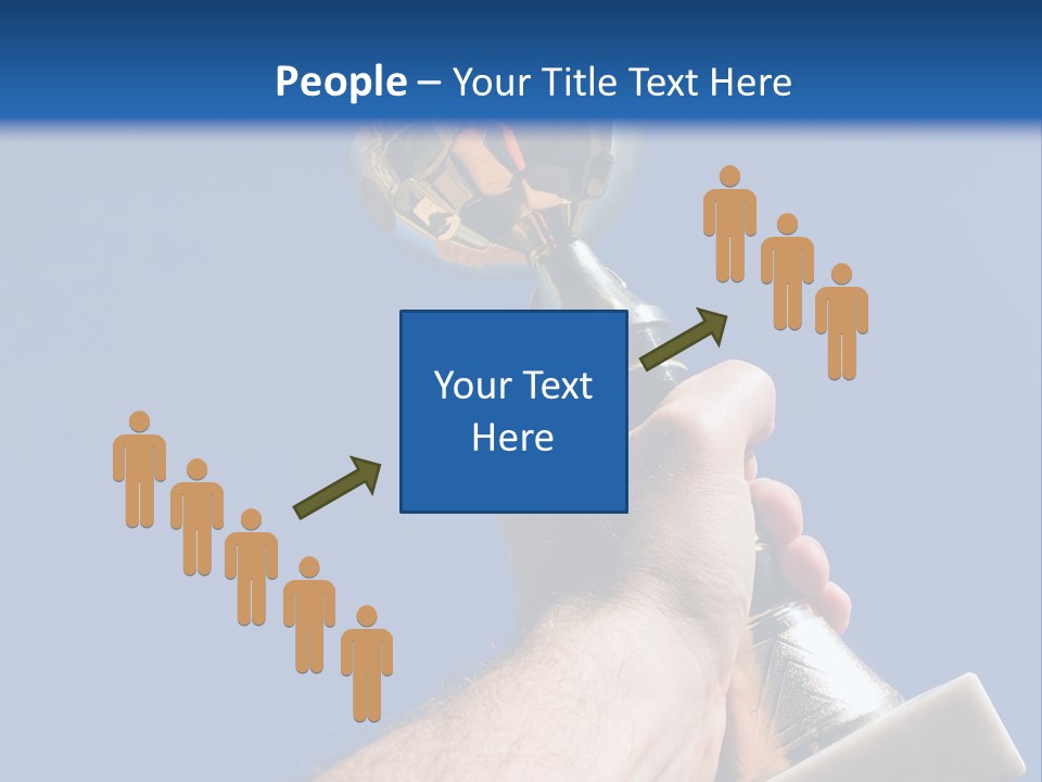 Job Prize Blue PowerPoint Template