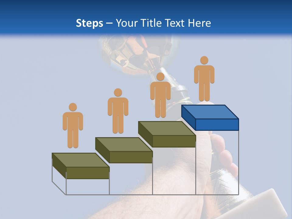 Job Prize Blue PowerPoint Template