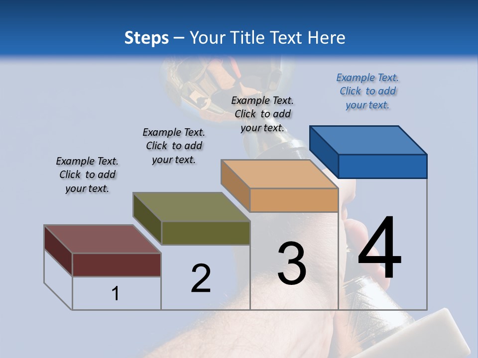 Job Prize Blue PowerPoint Template