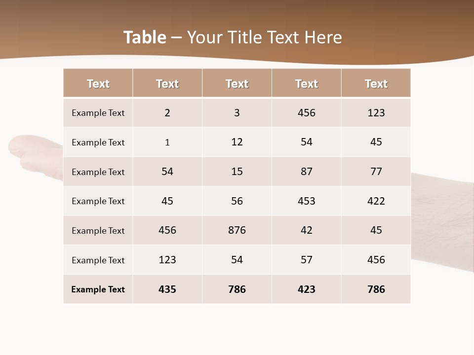 Palm Concept Real PowerPoint Template