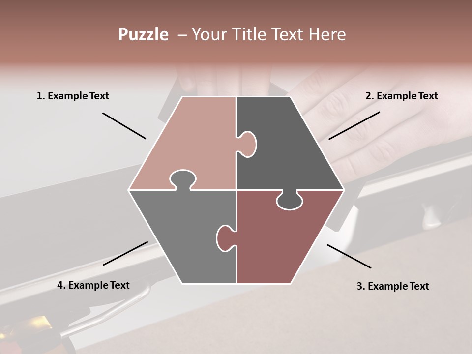 Tuning Ski Hand PowerPoint Template