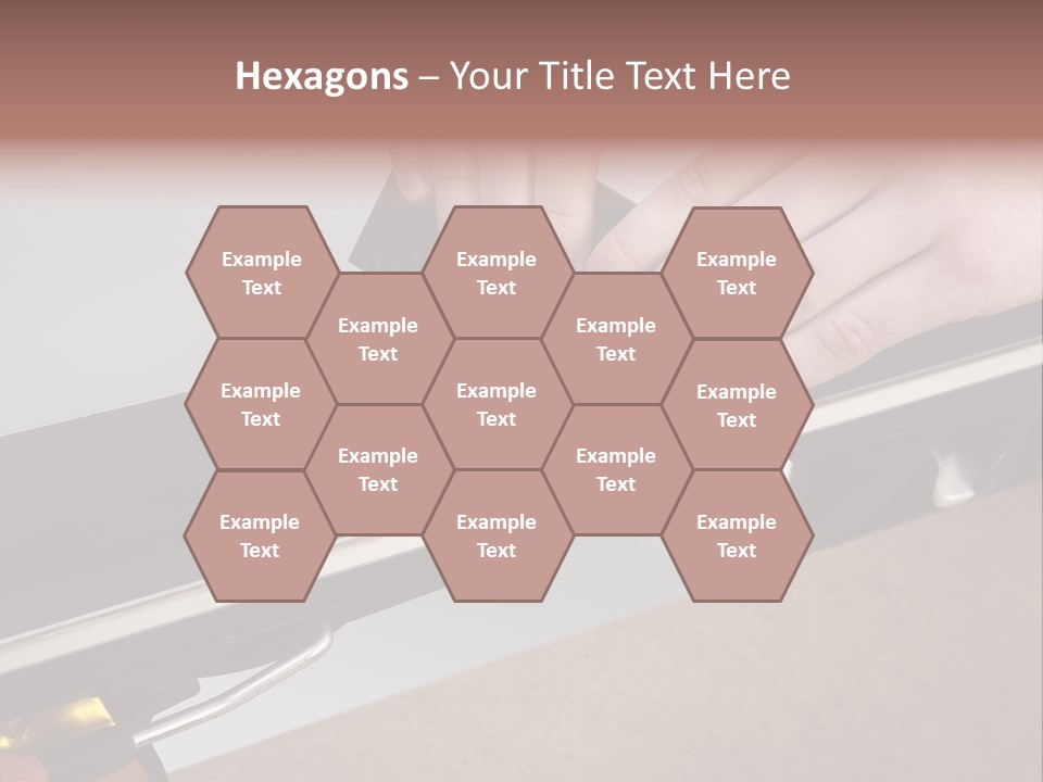 Tuning Ski Hand PowerPoint Template