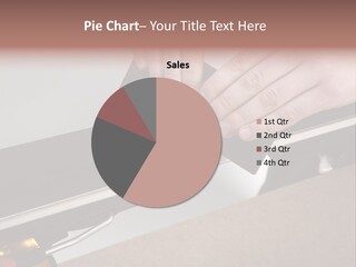 Tuning Ski Hand PowerPoint Template