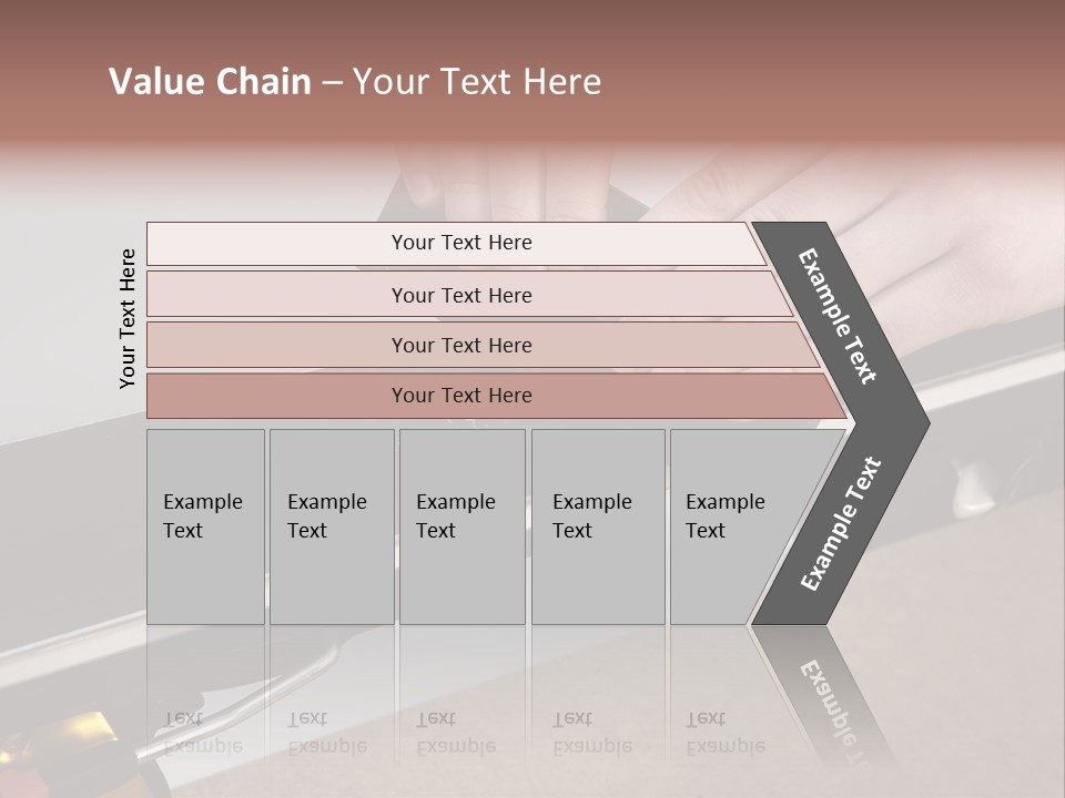 Tuning Ski Hand PowerPoint Template