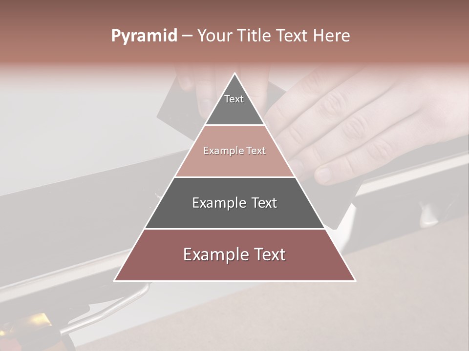 Tuning Ski Hand PowerPoint Template