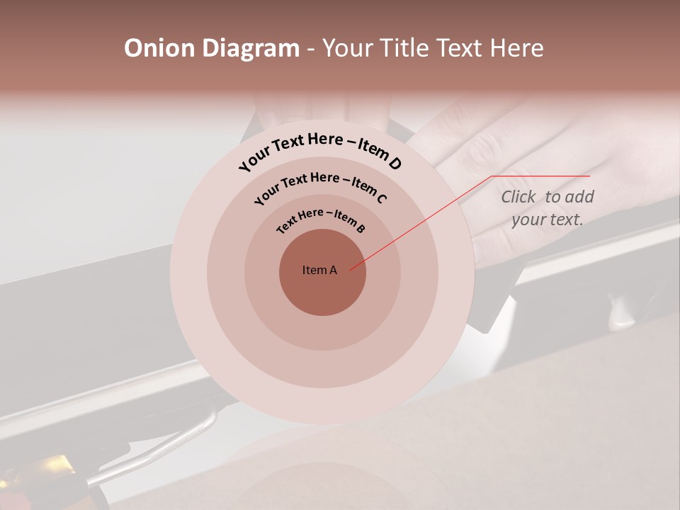 Tuning Ski Hand PowerPoint Template