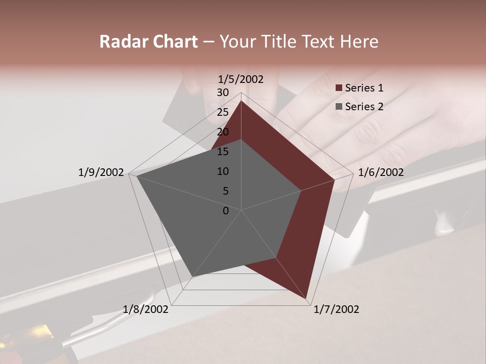 Tuning Ski Hand PowerPoint Template