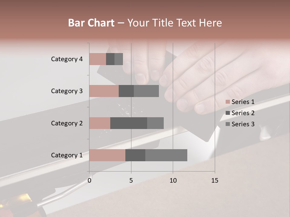 Tuning Ski Hand PowerPoint Template