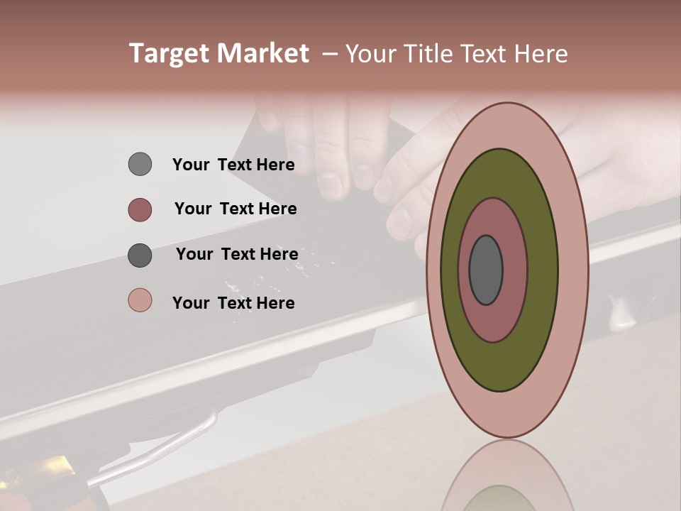 Tuning Ski Hand PowerPoint Template