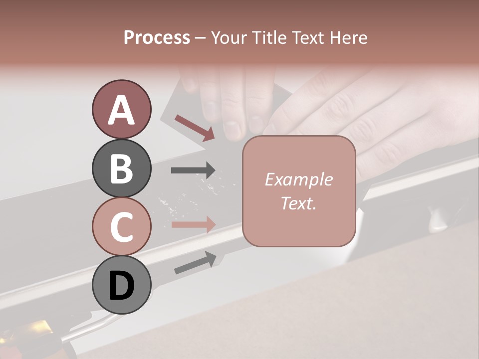 Tuning Ski Hand PowerPoint Template