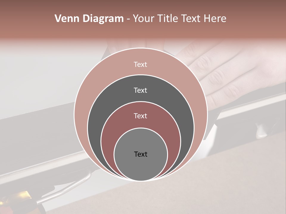 Tuning Ski Hand PowerPoint Template