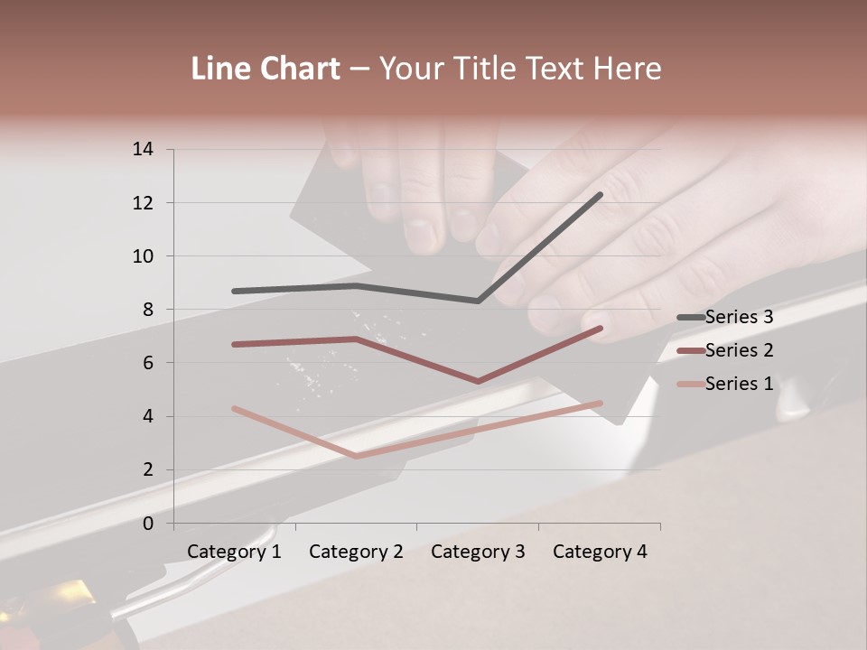 Tuning Ski Hand PowerPoint Template