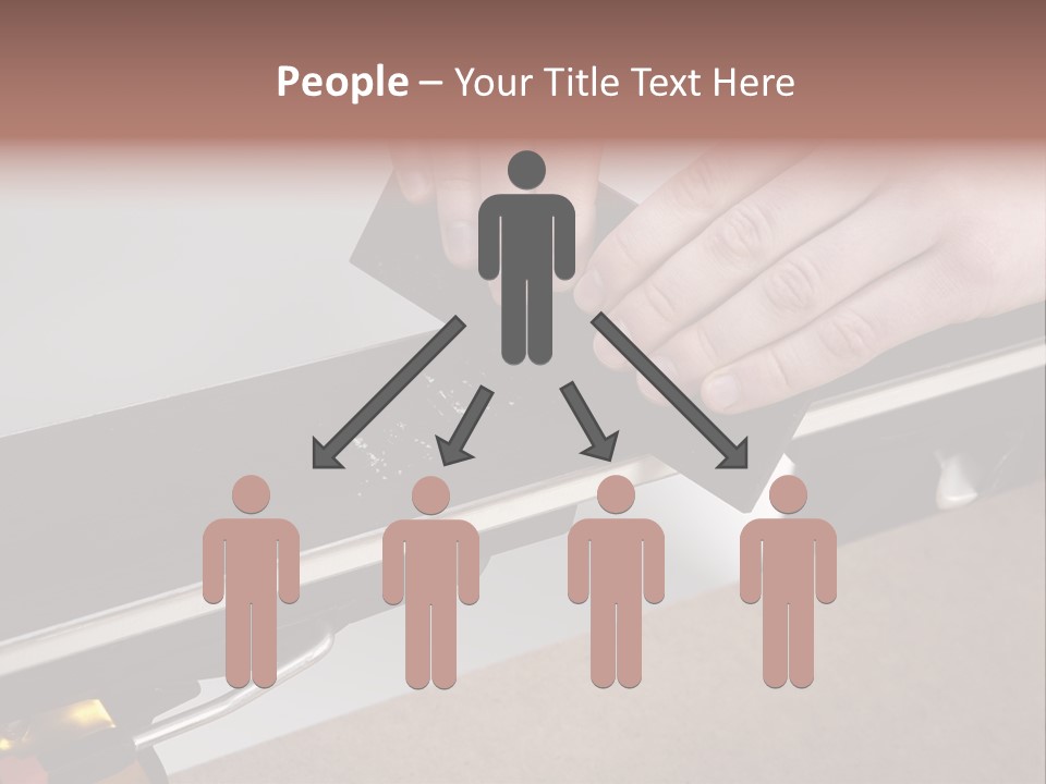 Tuning Ski Hand PowerPoint Template