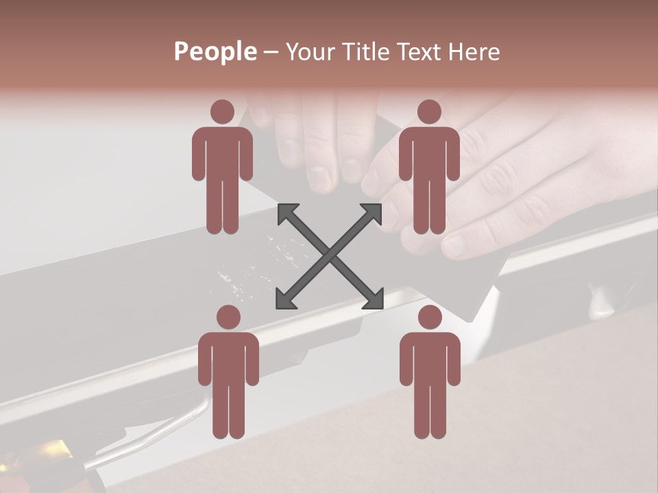 Tuning Ski Hand PowerPoint Template