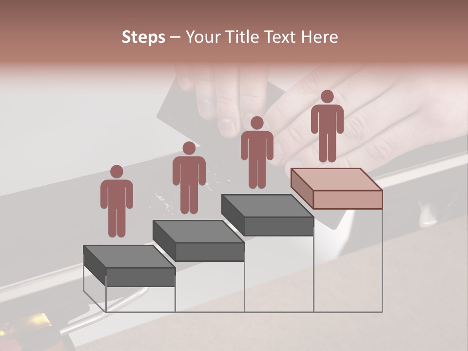 Tuning Ski Hand PowerPoint Template