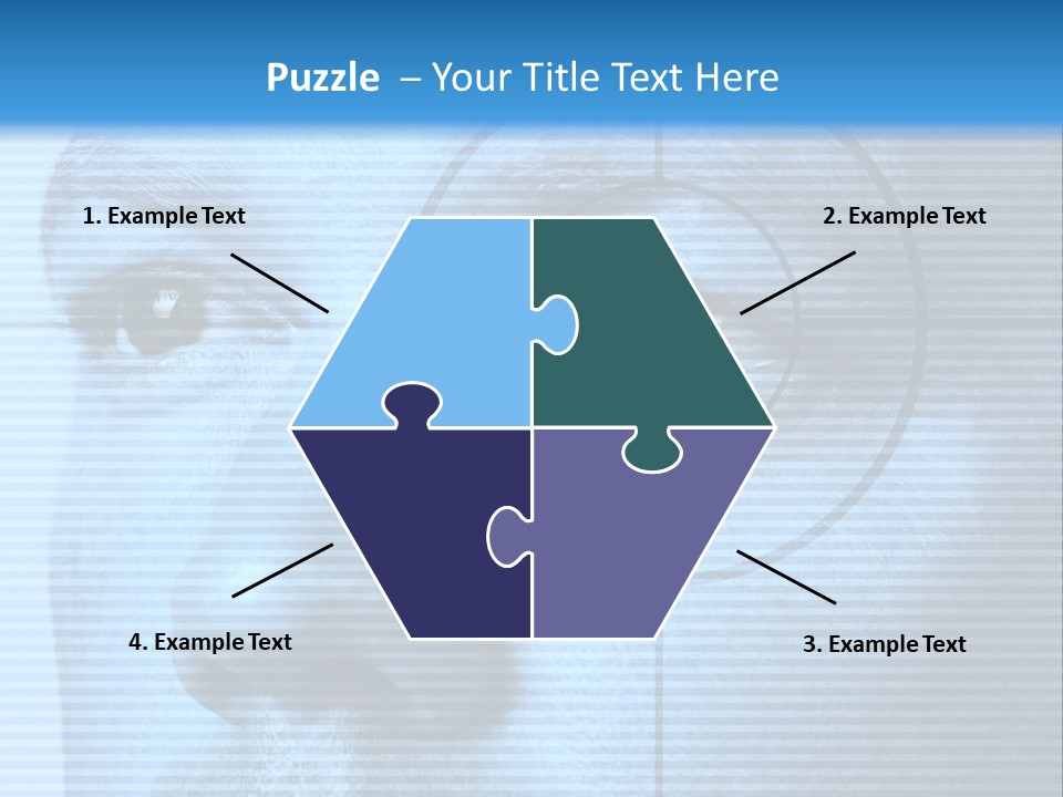 Electronic Light Focus PowerPoint Template