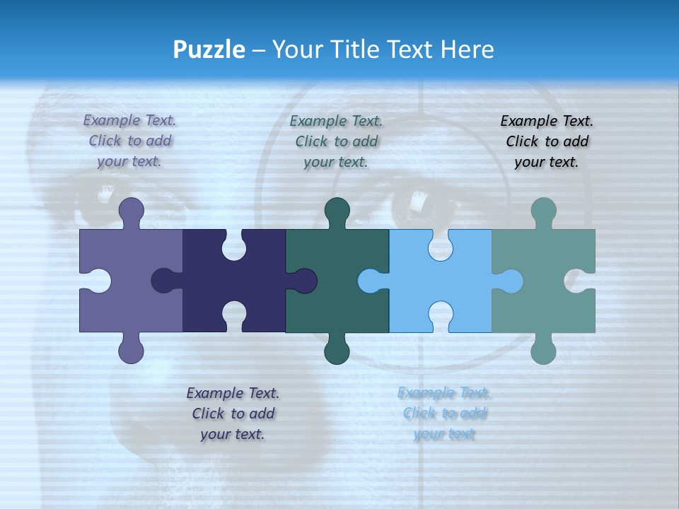 Electronic Light Focus PowerPoint Template