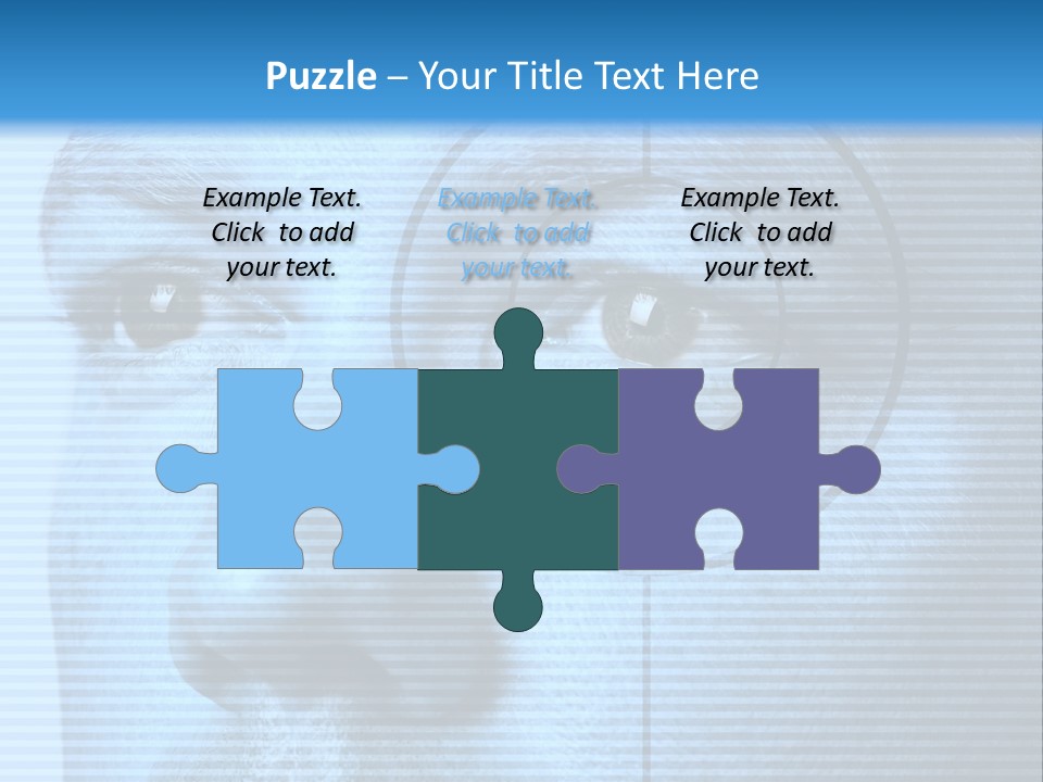 Electronic Light Focus PowerPoint Template