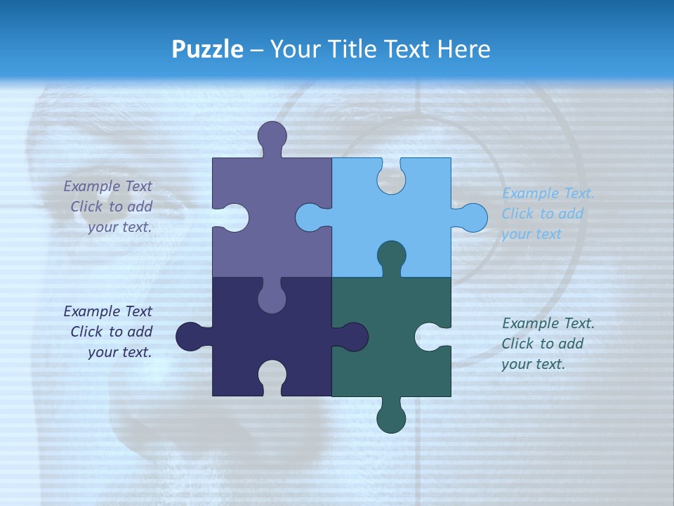 Electronic Light Focus PowerPoint Template