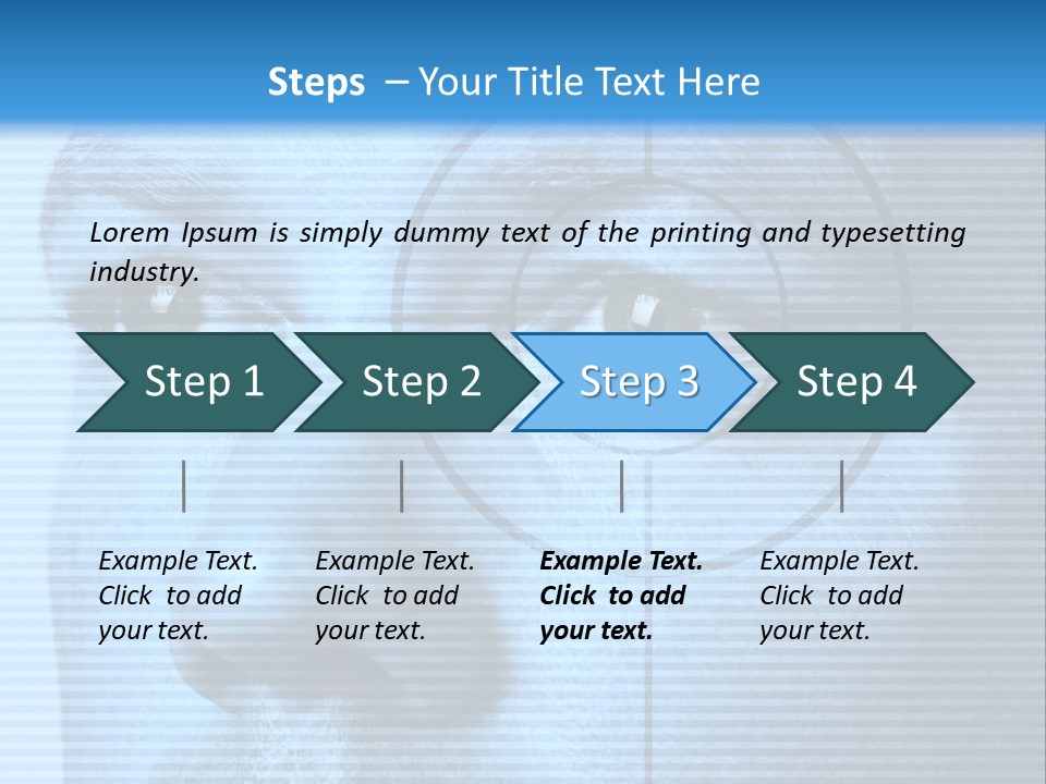 Electronic Light Focus PowerPoint Template