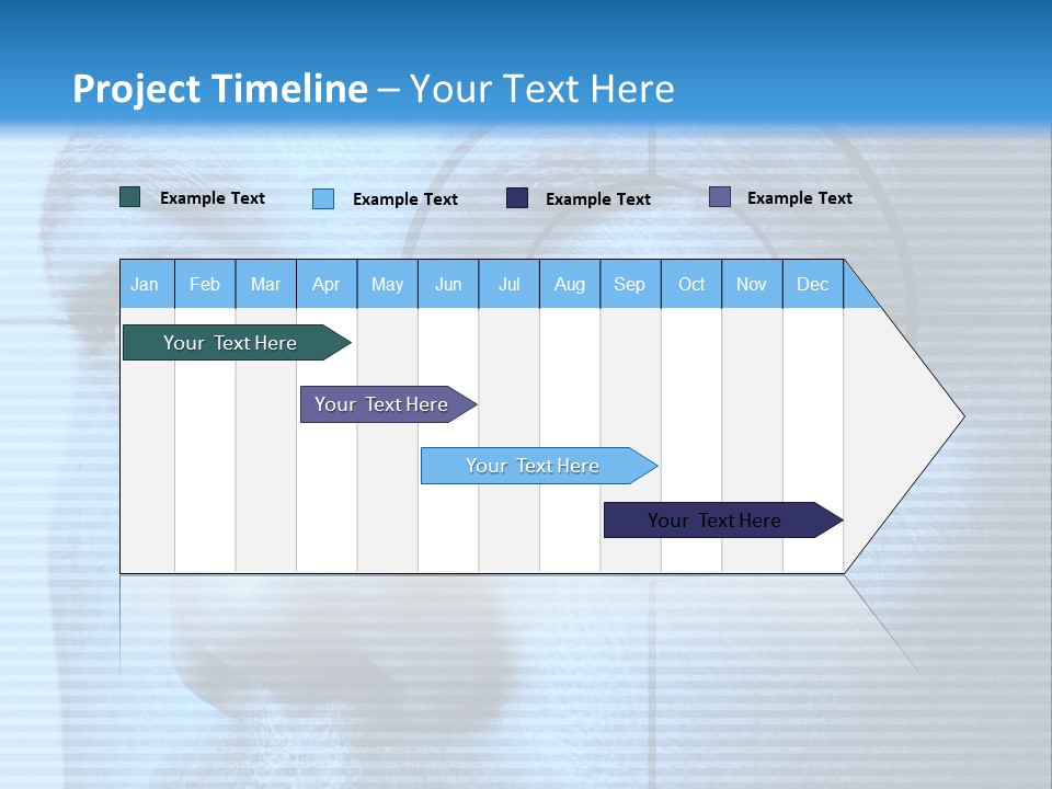 Electronic Light Focus PowerPoint Template