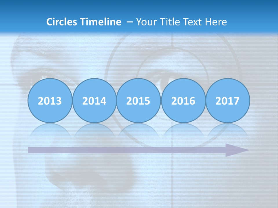 Electronic Light Focus PowerPoint Template