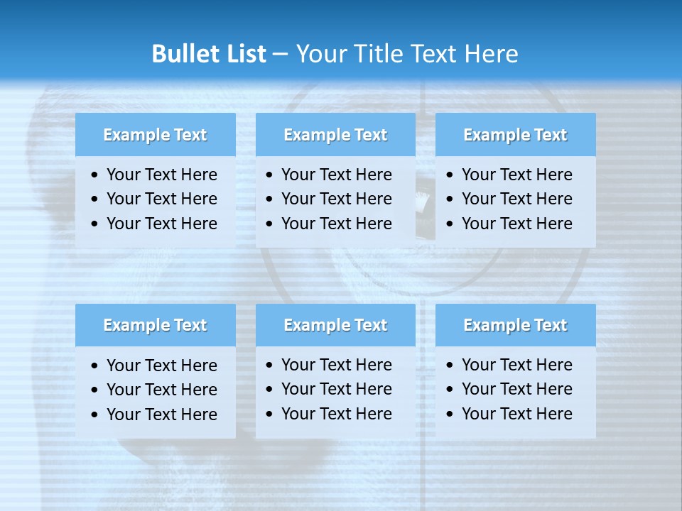 Electronic Light Focus PowerPoint Template