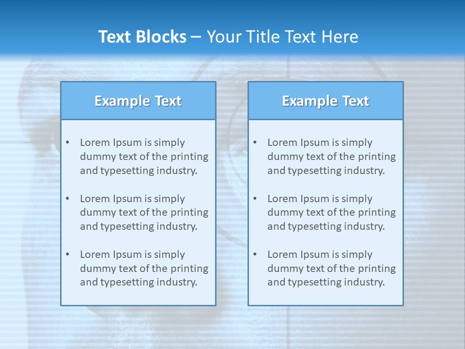 Electronic Light Focus PowerPoint Template