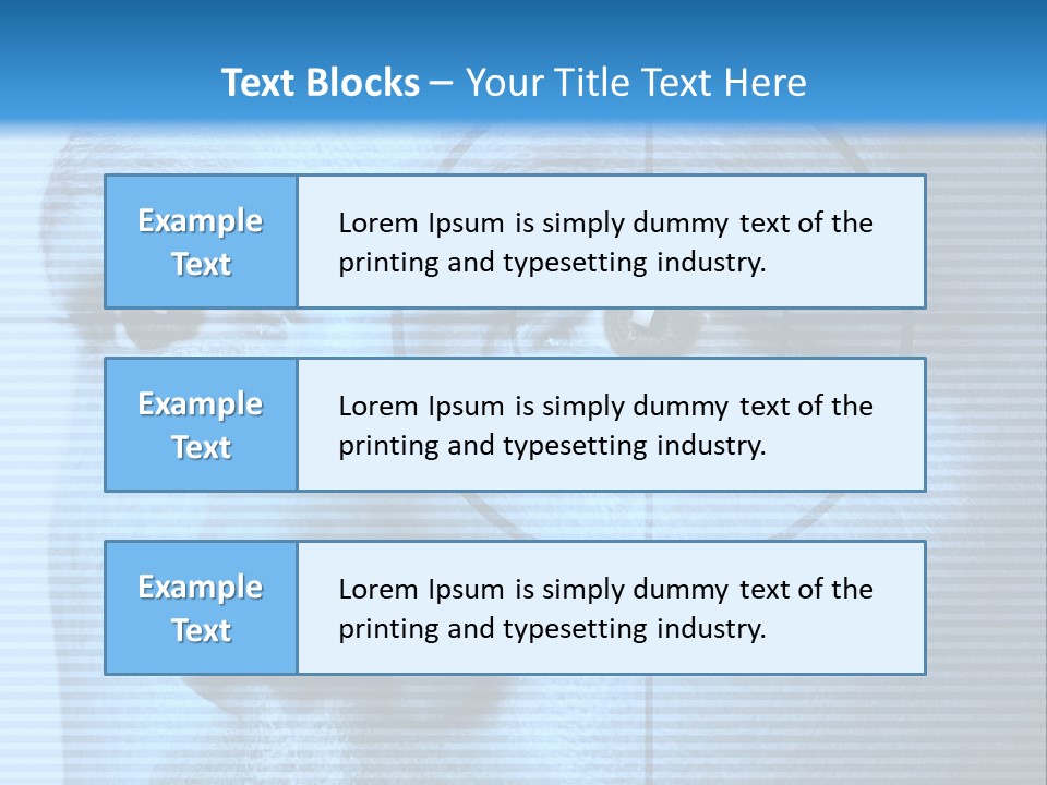 Electronic Light Focus PowerPoint Template