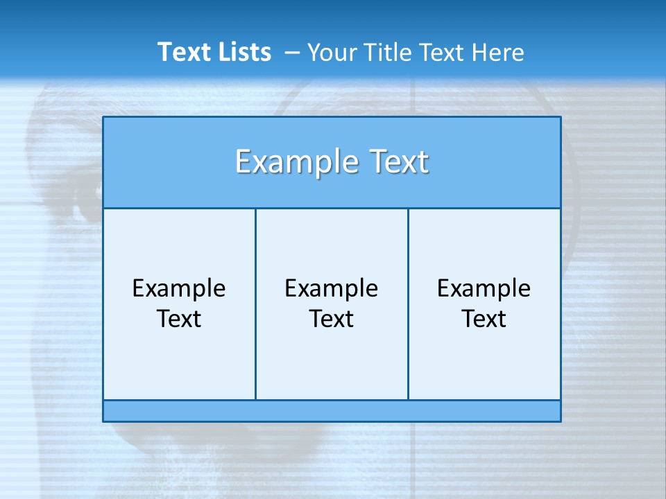 Electronic Light Focus PowerPoint Template
