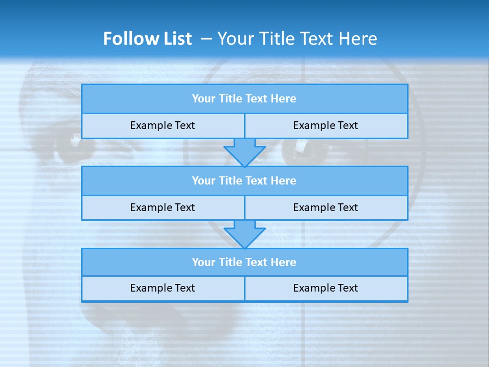 Electronic Light Focus PowerPoint Template