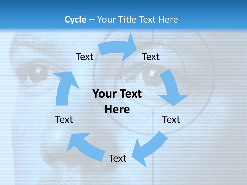 Electronic Light Focus PowerPoint Template