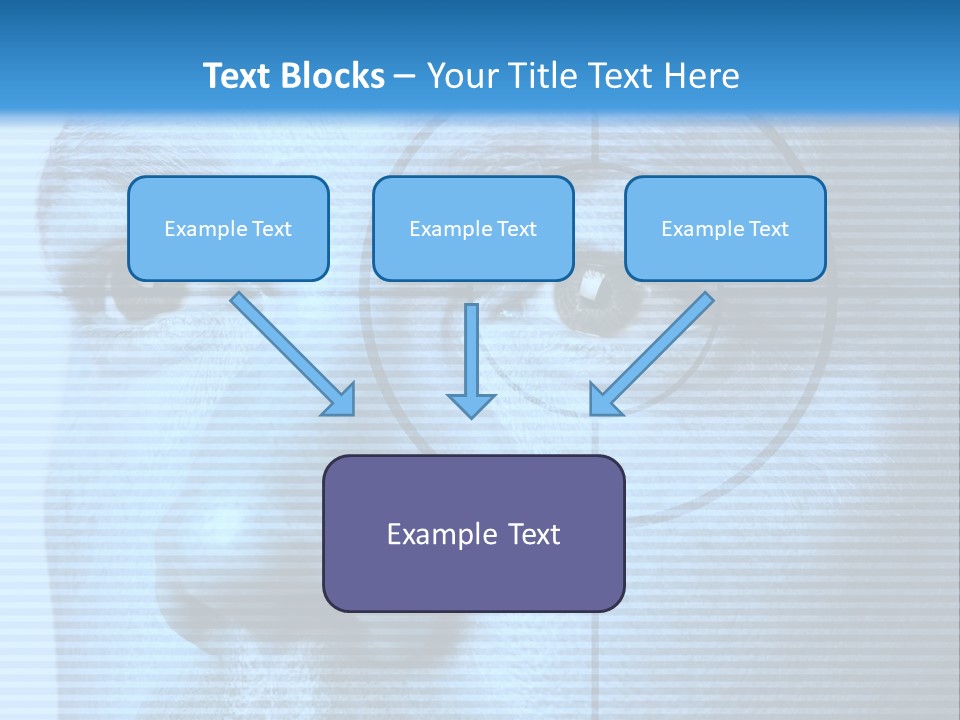 Electronic Light Focus PowerPoint Template