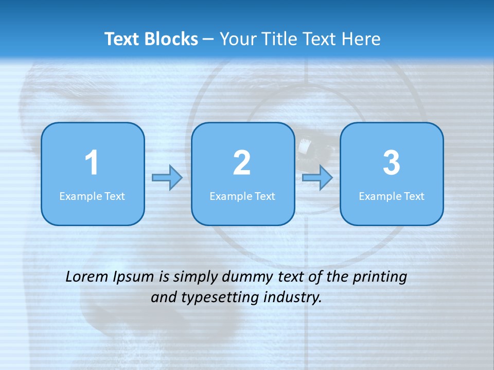 Electronic Light Focus PowerPoint Template