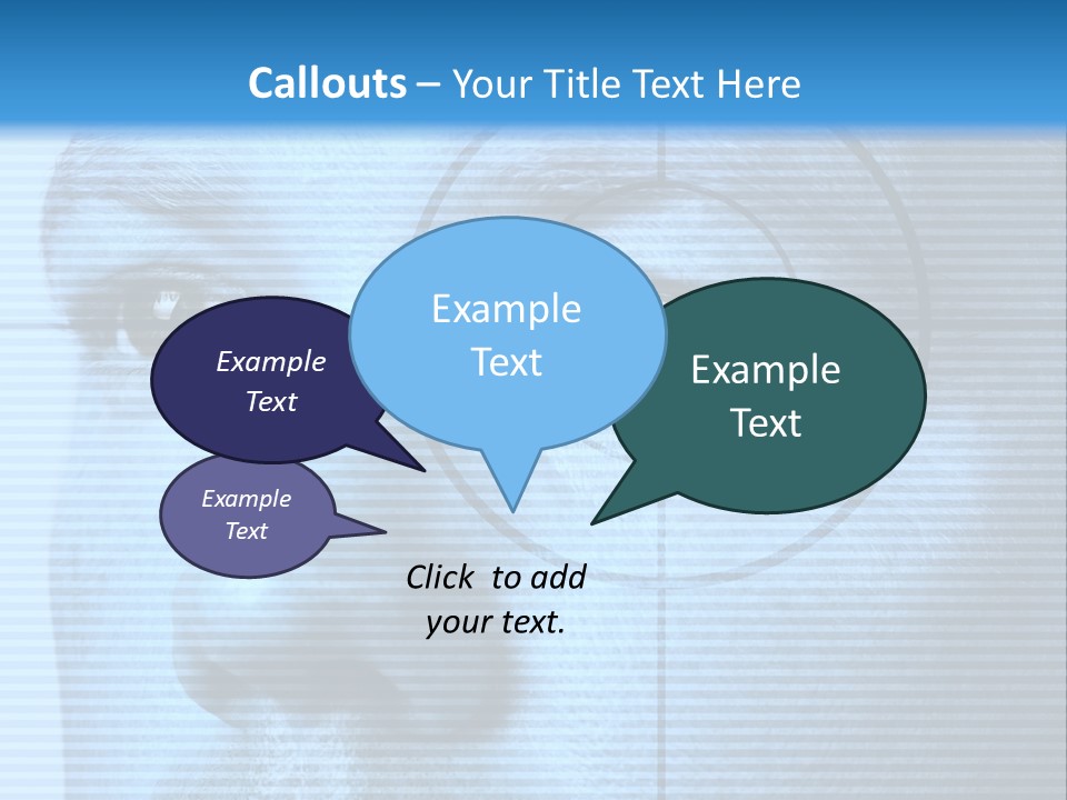 Electronic Light Focus PowerPoint Template