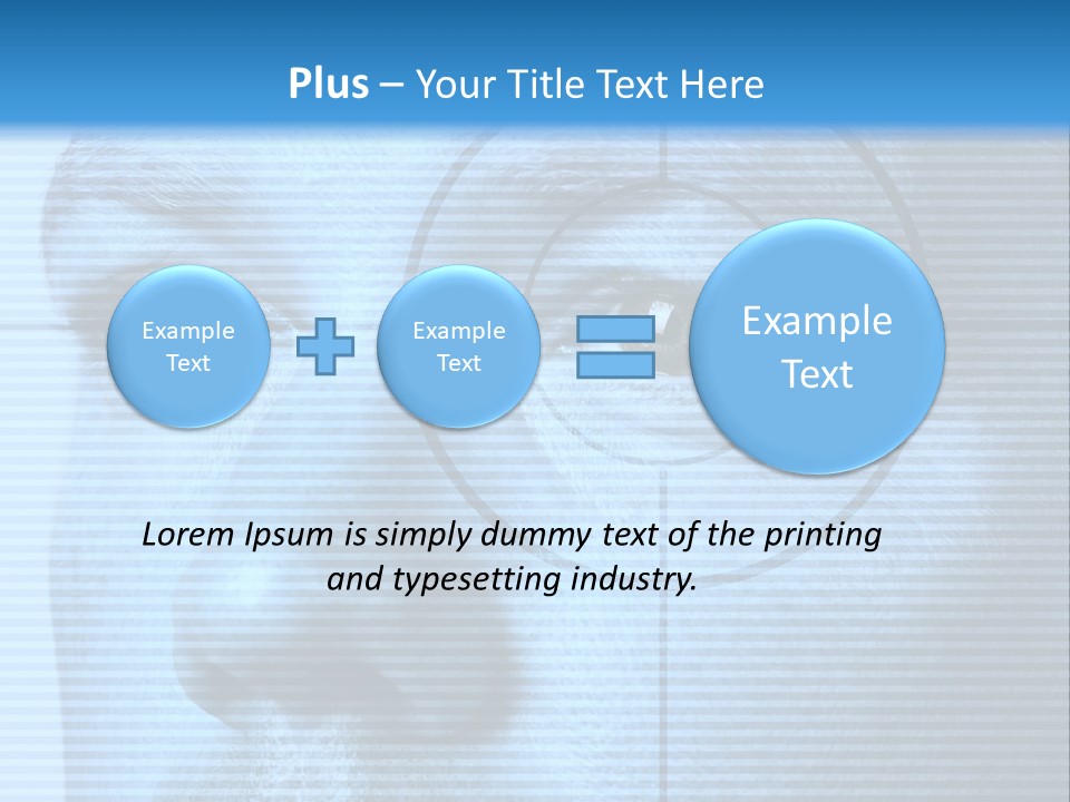 Electronic Light Focus PowerPoint Template