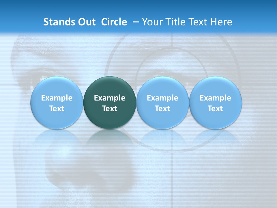 Electronic Light Focus PowerPoint Template