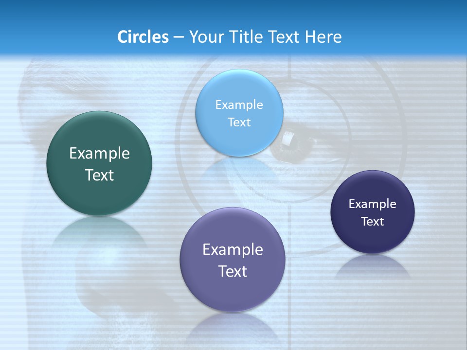 Electronic Light Focus PowerPoint Template