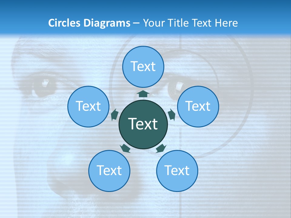 Electronic Light Focus PowerPoint Template