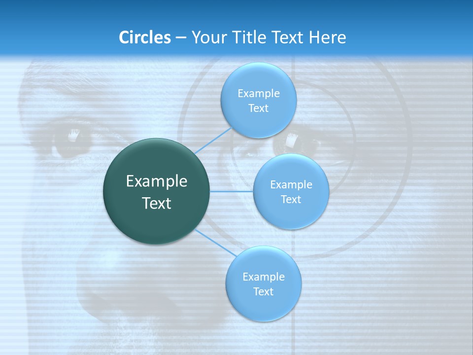 Electronic Light Focus PowerPoint Template