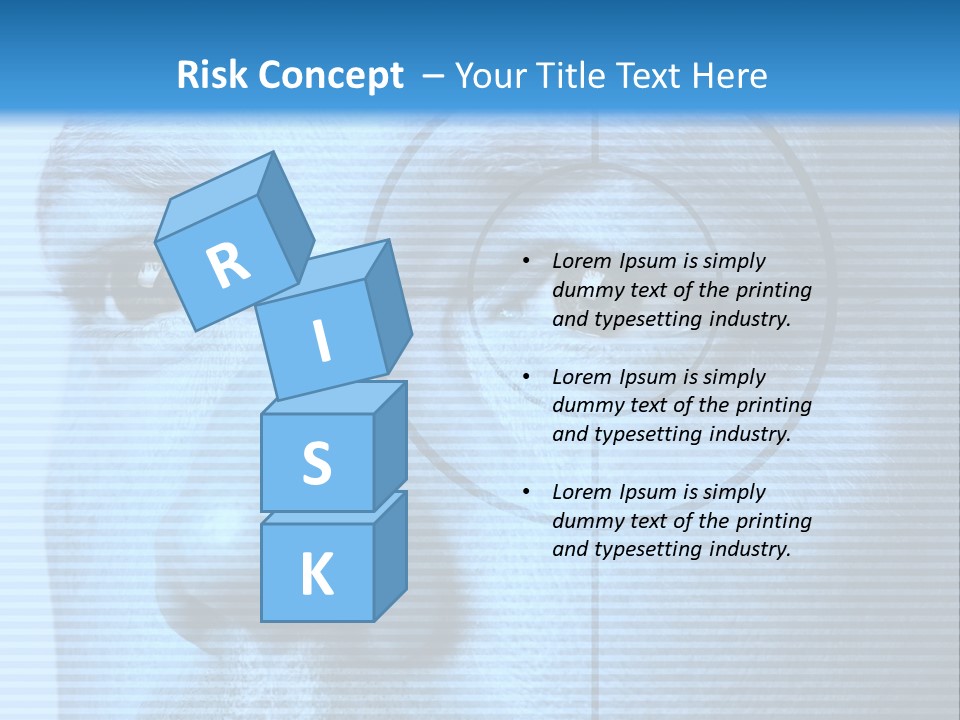 Electronic Light Focus PowerPoint Template
