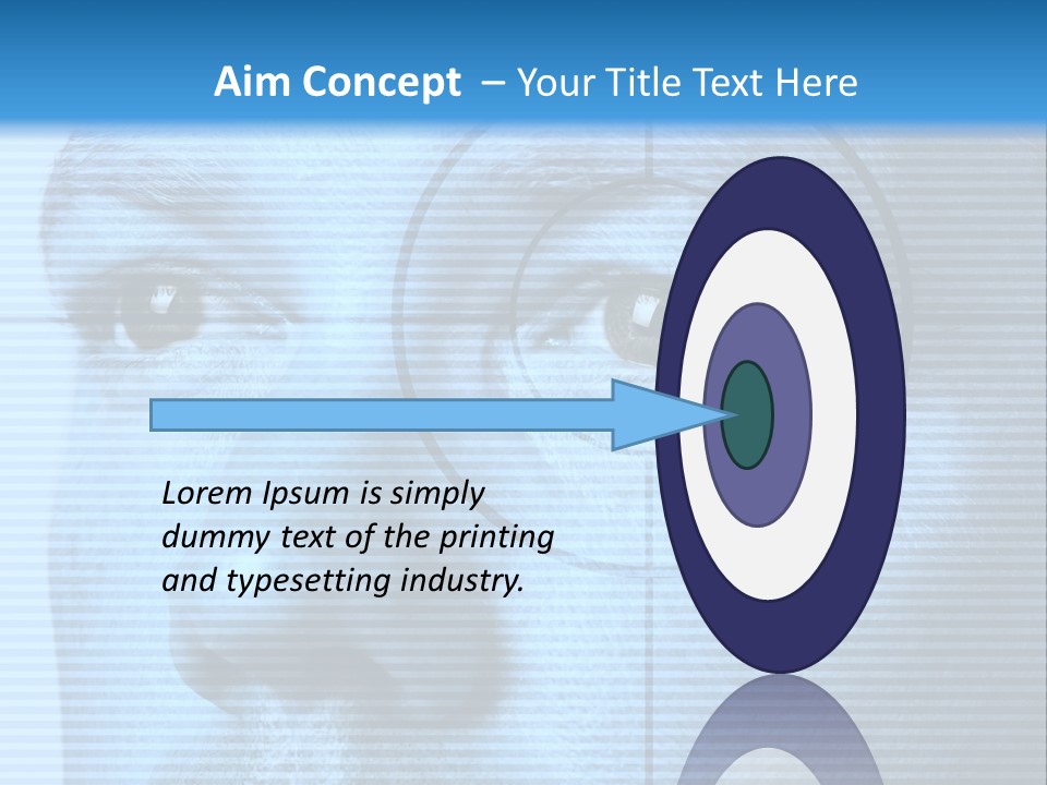 Electronic Light Focus PowerPoint Template