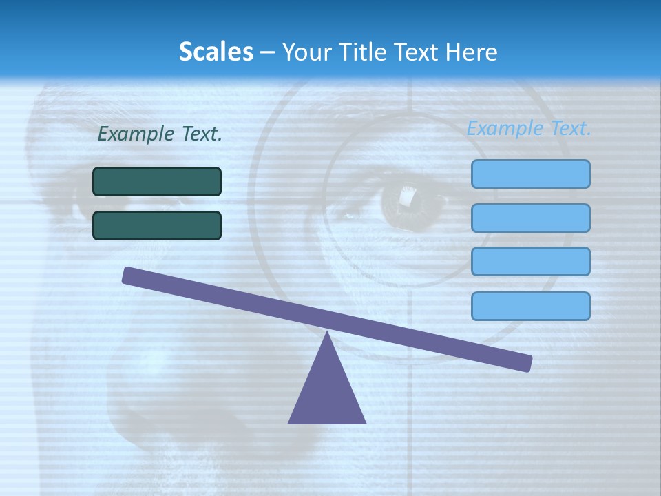 Electronic Light Focus PowerPoint Template