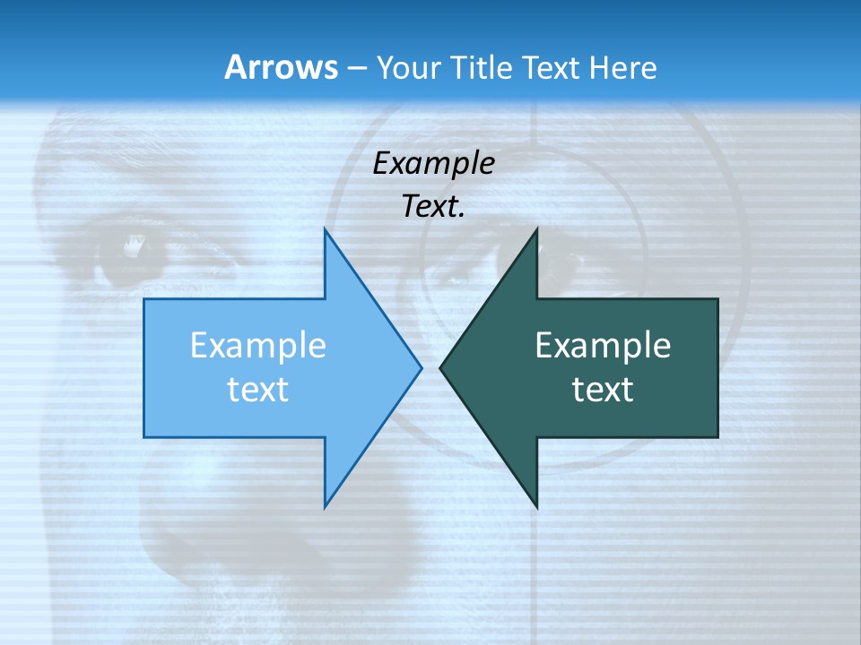 Electronic Light Focus PowerPoint Template