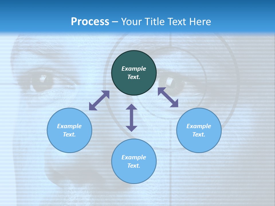 Electronic Light Focus PowerPoint Template