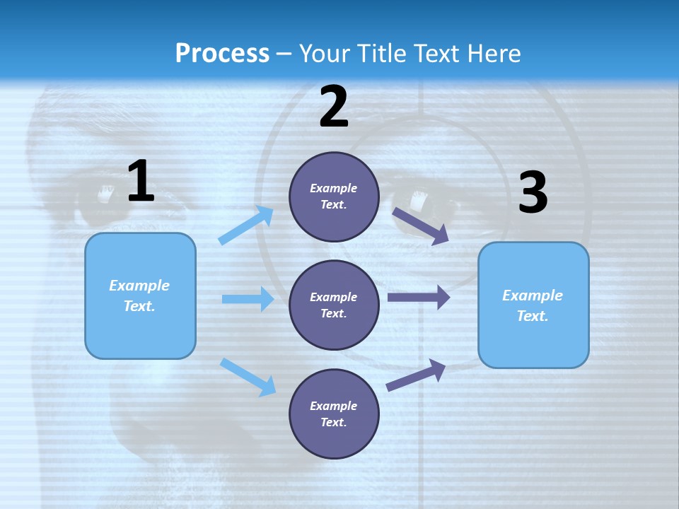 Electronic Light Focus PowerPoint Template