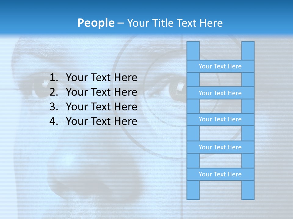 Electronic Light Focus PowerPoint Template